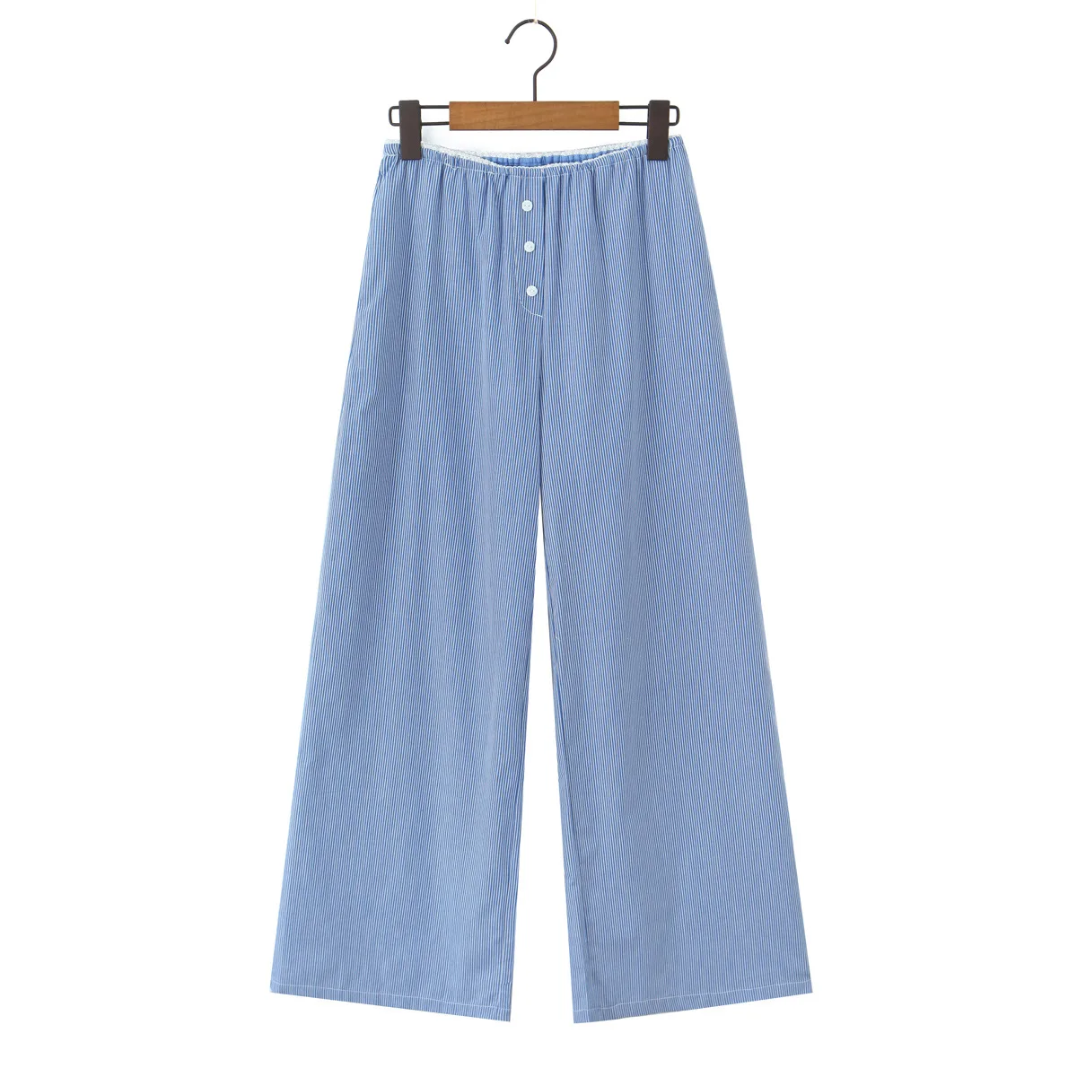 Striped Wide Leg Pants For Women Elasticated High Waist With Button Detail Casual Stylish Daily Style Lazy Loose Long Pants RJ70
Striped Wide Leg Pants For Women Elasticated High Waist With Button Detail Casual Stylish Daily Style Lazy Loose Long Pants RJ70