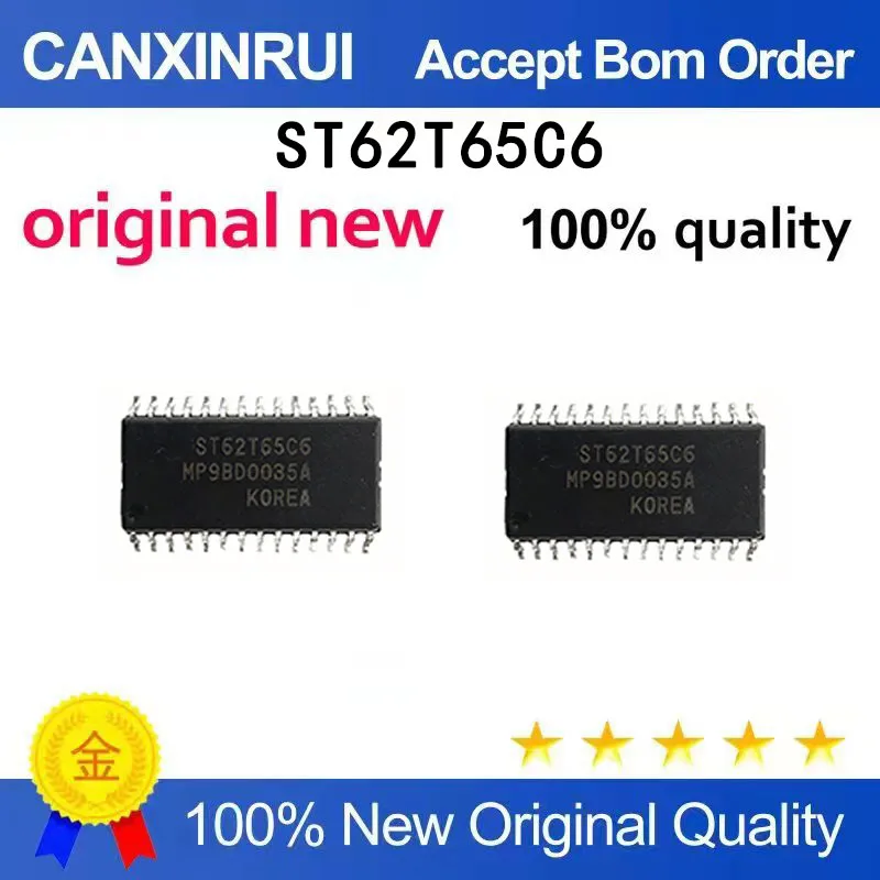 (5-100 pieces)Brand new original ST62T65C6 package SOP-28 spot chip IC
(5-100 pieces)Brand new original ST62T65C6 package SOP-28 spot chip IC