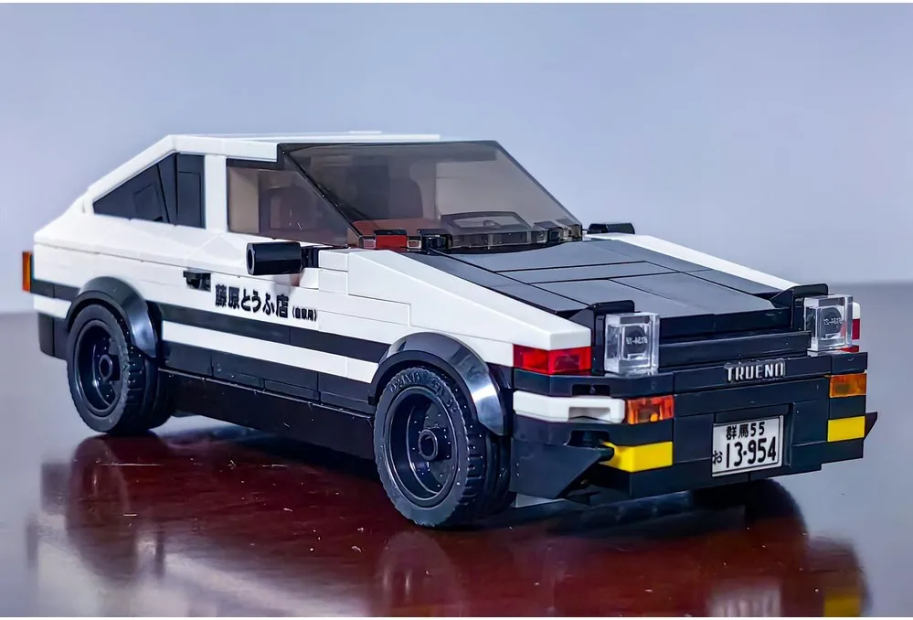 401PCS Initial D Vehicle AE86 Sprinter Trueno Car Model Moc Building Blocks Creative Assembly Bricks Toys DIY Christmas Gift
401PCS Initial D Vehicle AE86 Sprinter Trueno Car Model Moc Building Blocks Creative Assembly Bricks Toys DIY Christmas Gift