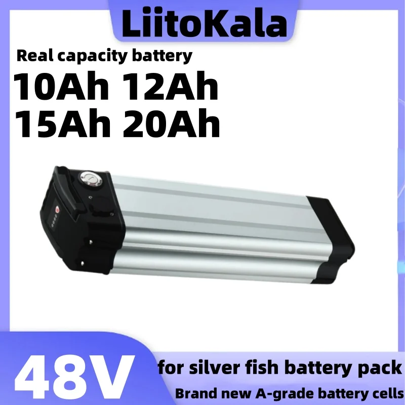 LiitoKala 36V 48V for silver fish battery pack 10Ah 12Ah 15Ah 20Ah real capacity suitable for electric bicycles with 500W motor
LiitoKala 36V 48V for silver fish battery pack 10Ah 12Ah 15Ah 20Ah real capacity suitable for electric bicycles with 500W motor