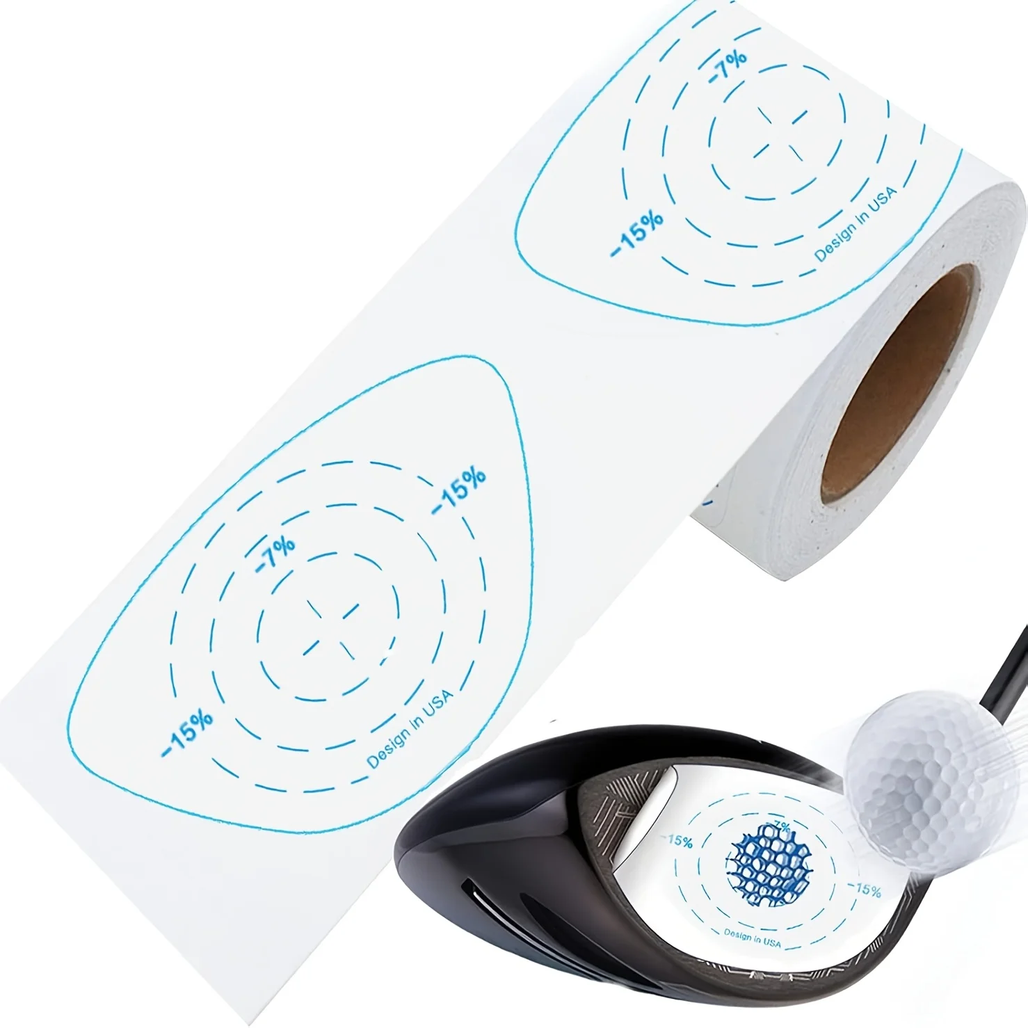 Golf Club Impact Tape Labels 200 Stickers Oversized for Irons Driver Woods Professional Golf Ball Hitting Recorder Swing Trainer
Golf Club Impact Tape Labels 200 Stickers Oversized for Irons Driver Woods Professional Golf Ball Hitting Recorder Swing Trainer