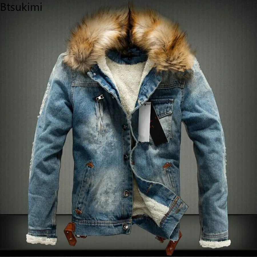 Autumn Winter Thicken Warm Outwear Men's Vintage Casual Denim Jackets Fleece Lining Male Jackets Couple Jean Coats S-6XL Size
Autumn Winter Thicken Warm Outwear Men's Vintage Casual Denim Jackets Fleece Lining Male Jackets Couple Jean Coats S-6XL Size