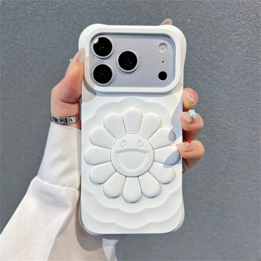 Soft Liquid Silicone Phone Case For iPhone 17 Pro Max 3D Sunflower Funny Cartoon Shockproof Back Cover For Apple 17 Pro
Soft Liquid Silicone Phone Case For iPhone 17 Pro Max 3D Sunflower Funny Cartoon Shockproof Back Cover For Apple 17 Pro