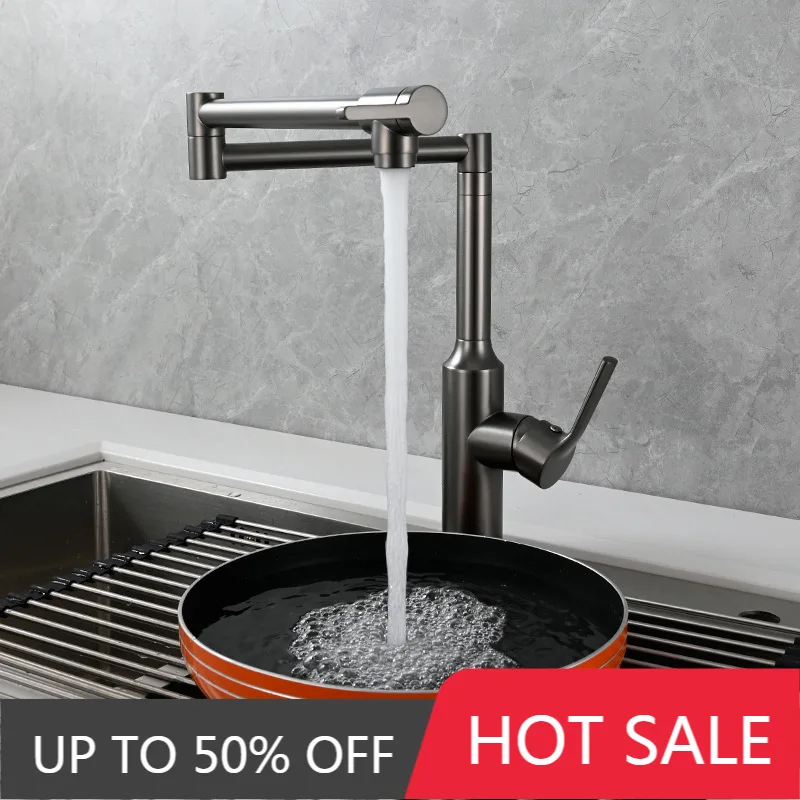 Foldable Kitchen Faucet Brass Brushed Nickel Sink Faucet Tap 360 Degree rotation torneira cozinha mixer tap Kitchen Tap
Foldable Kitchen Faucet Brass Brushed Nickel Sink Faucet Tap 360 Degree rotation torneira cozinha mixer tap Kitchen Tap