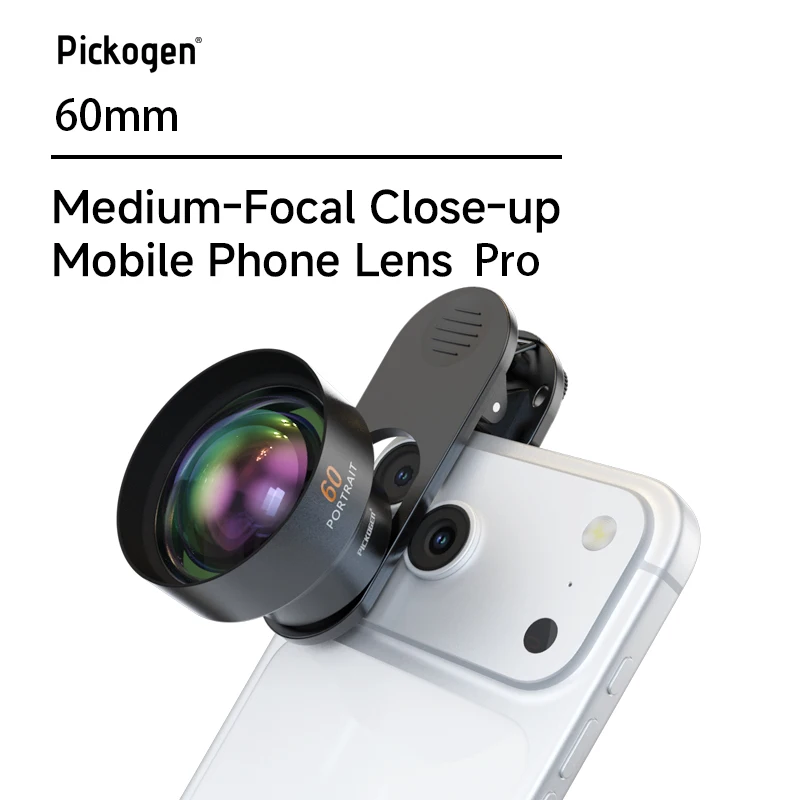PICKOGEN HD 60mm Telephoto Lens 2X Magnification for iPhone13/14/15/16/17/Samsung/Xiaomi Phone Cage Case with 17mm Lens Adapter
PICKOGEN HD 60mm Telephoto Lens 2X Magnification for iPhone13/14/15/16/17/Samsung/Xiaomi Phone Cage Case with 17mm Lens Adapter