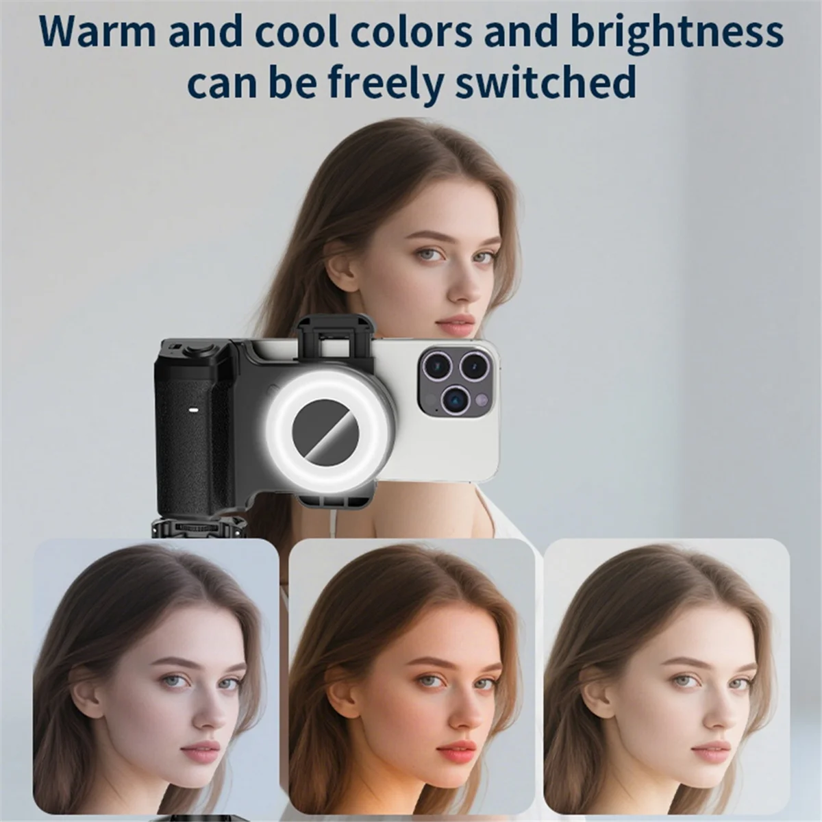 Ручка для селфи для смартфона 2025+ с заполняющей подсветкой, ручка для телефона, антивибрационная ручка для селфи, кронштейн для фотосъемки мобильного телефона
Ручка для селфи для смартфона 2025+ с заполняющей подсветкой, ручка для телефона, антивибрационная ручка для селфи, кронштейн для фотосъемки мобильного телефона