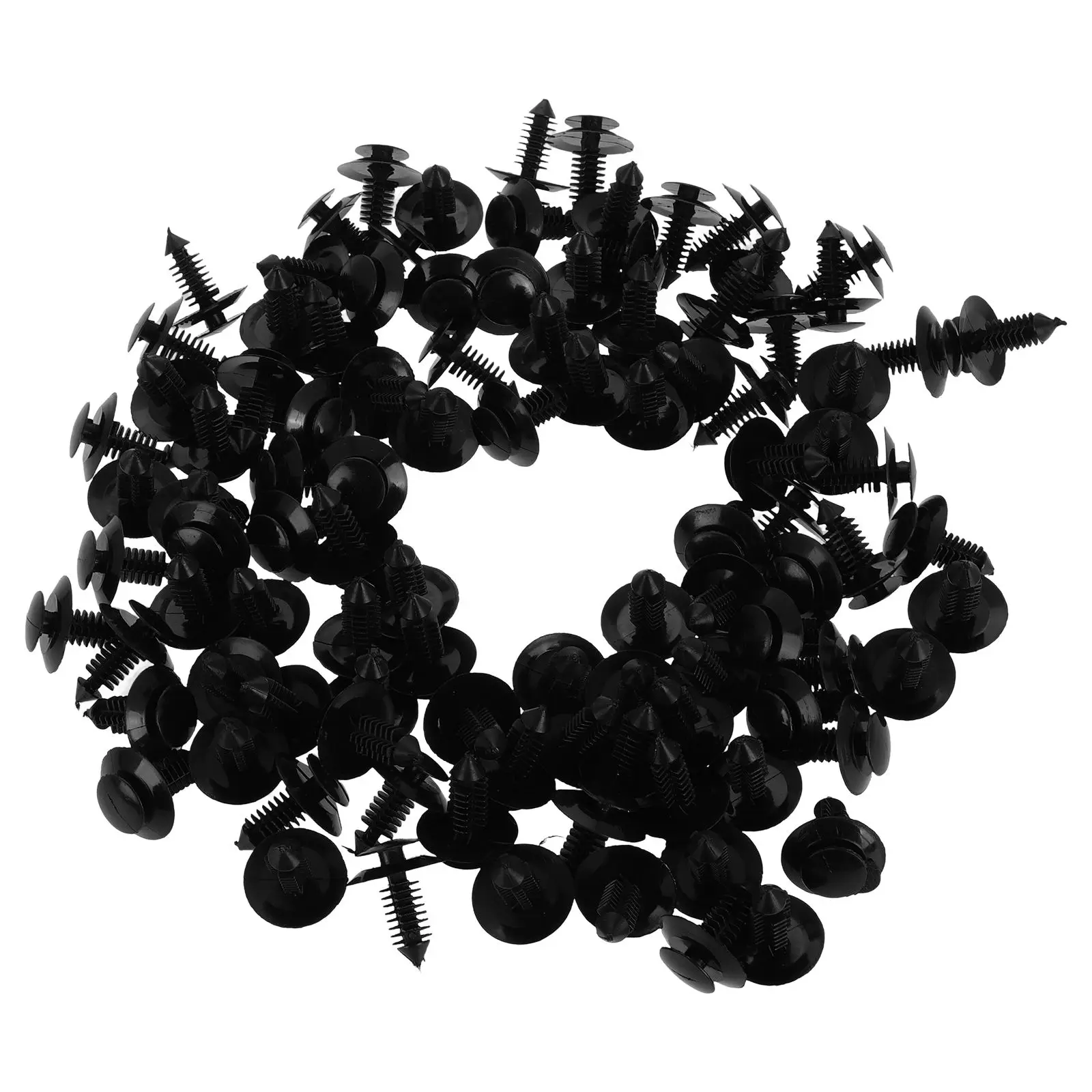 100pcs Car Door Panel Clips Black Nylon Bumper Retainer ABS Material Push Pins Dash Fasteners Trim Compatibility Easy
100pcs Car Door Panel Clips Black Nylon Bumper Retainer ABS Material Push Pins Dash Fasteners Trim Compatibility Easy