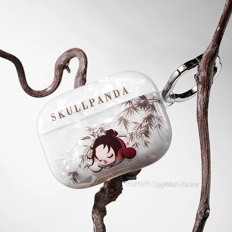 Skullpanda The Ink Plum Blossom Series-футляр для наушников Airpods Pro, милые аниме-фигурки, украшения, подарочная коллекция
Skullpanda The Ink Plum Blossom Series-футляр для наушников Airpods Pro, милые аниме-фигурки, украшения, подарочная коллекция