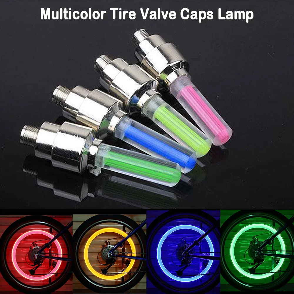 1Pc Automobile Tire Lamp Multicolor LED Bicycle Valve Light Outdoor Riding Mountain Bike Glow Stick Valve Light Bike Accessories
1Pc Automobile Tire Lamp Multicolor LED Bicycle Valve Light Outdoor Riding Mountain Bike Glow Stick Valve Light Bike Accessories