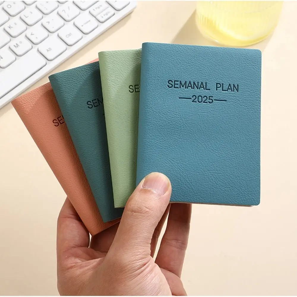 Fashion Portable 2025 Agenda Book Softside To Do List Journal Notebook English Self-Disciplined A7 To Do Planner Memo
Fashion Portable 2025 Agenda Book Softside To Do List Journal Notebook English Self-Disciplined A7 To Do Planner Memo