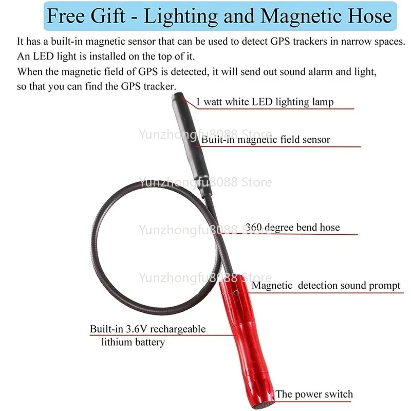 Raksa 021 Handheld Wireless Car GPS Signal Detector Security Scanner RF Signal Magnet Detector
Raksa 021 Handheld Wireless Car GPS Signal Detector Security Scanner RF Signal Magnet Detector