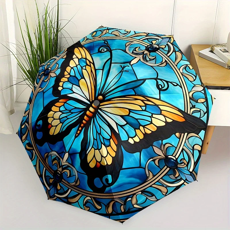 Потрясающая оконная панель с рисунком бабочки, портативный компактный зонт-трость для мужчин и женщин, на День святого Валентина, День матери
Потрясающая оконная панель с рисунком бабочки, портативный компактный зонт-трость для мужчин и женщин, на День святого Валентина, День матери