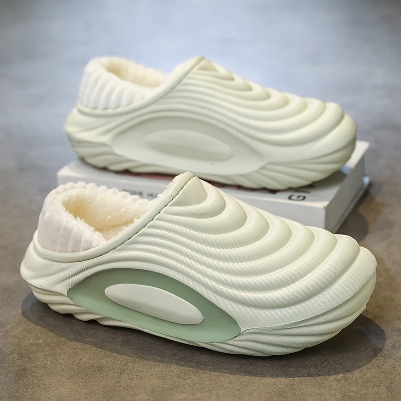 Men Winter Cotton Slippers Anti-slip Comfortable Slip-on Soft Plush Warm Outdoor Shoes Men Thick-soled Durable Women Shoes
Men Winter Cotton Slippers Anti-slip Comfortable Slip-on Soft Plush Warm Outdoor Shoes Men Thick-soled Durable Women Shoes