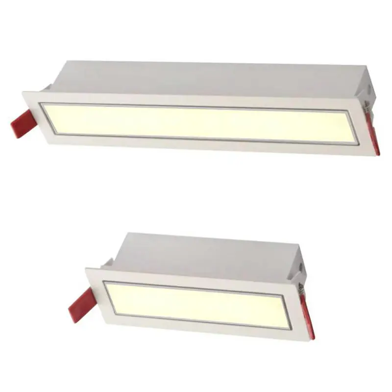 Creative Spot light Anti-Glare Linear Recessed Grille Line Lights 10W 20W LED Floodlight Ceiling Downlight Angle adjustable
Creative Spot light Anti-Glare Linear Recessed Grille Line Lights 10W 20W LED Floodlight Ceiling Downlight Angle adjustable