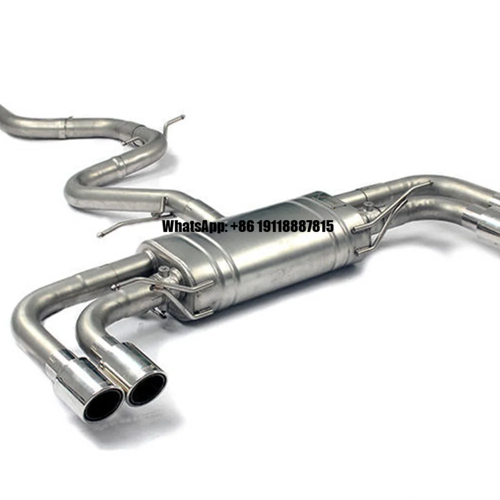 Custom Stainless Steel Catback Exhaust System for Audi TT Mk3/Mk2/8S 2.0 2015-2023 Valve Control Exhaust Pipe Muffler Auto Parts
Custom Stainless Steel Catback Exhaust System for Audi TT Mk3/Mk2/8S 2.0 2015-2023 Valve Control Exhaust Pipe Muffler Auto Parts