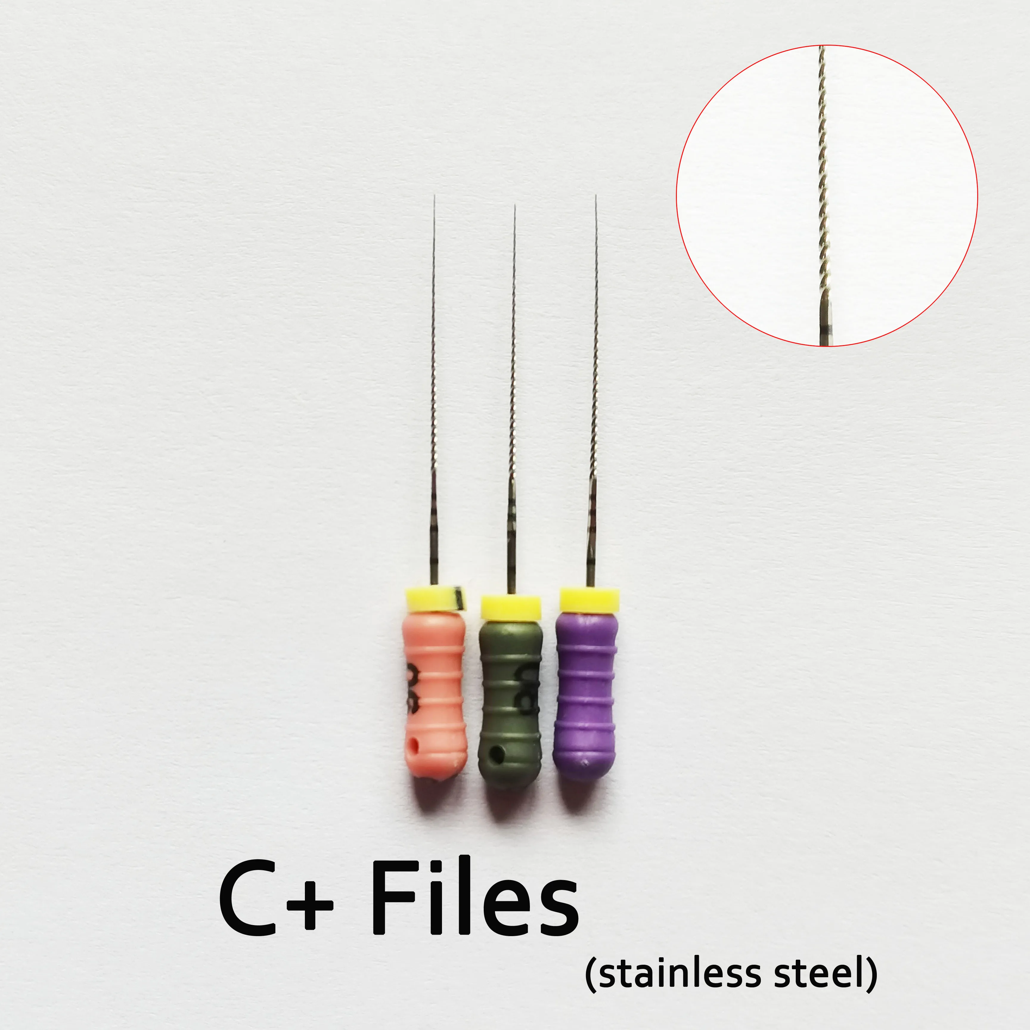 C+ Files Dental Endo Files Stainless Steel Endodontics Root Canal File For Calcification, 1 Pack
C+ Files Dental Endo Files Stainless Steel Endodontics Root Canal File For Calcification, 1 Pack