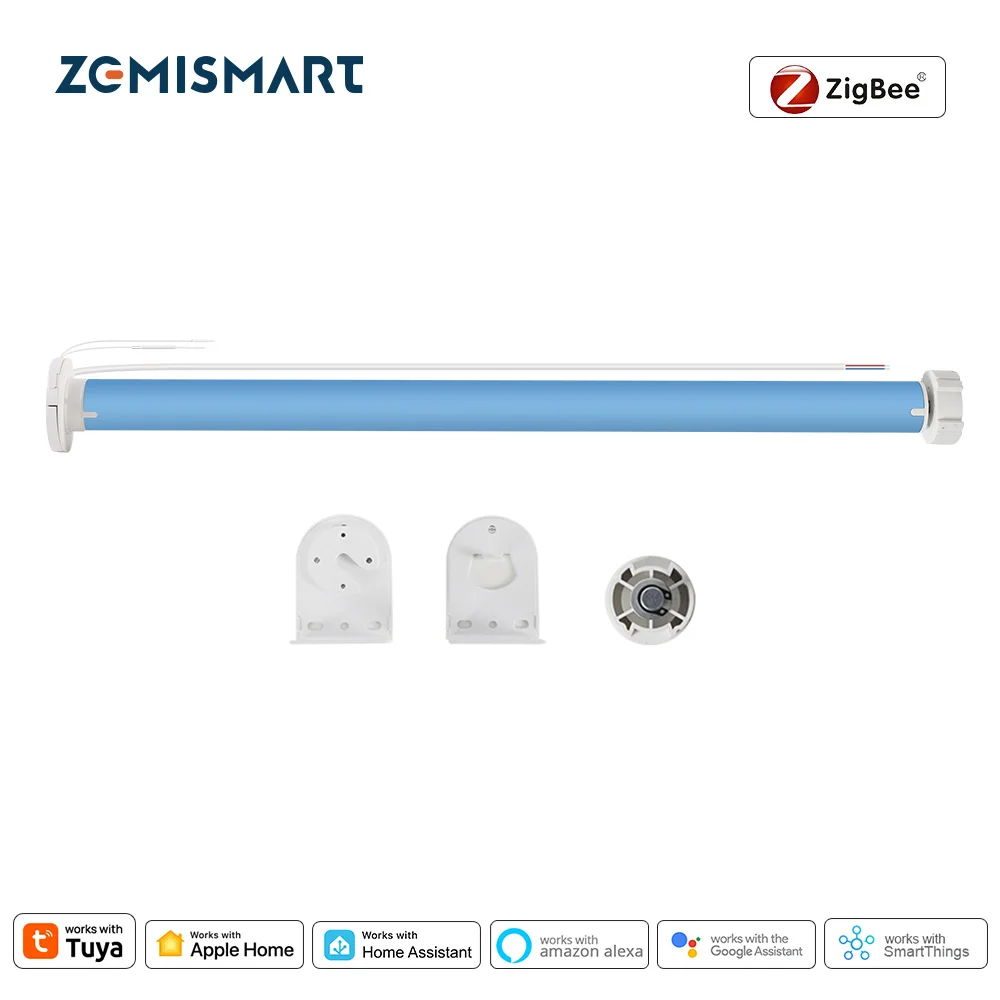 Zemismart 2N Zigbee Умный мотор для рулонных штор и жалюзи для трубки 38 мм, совместим с Homey Tuya, поддержка голосового управления Alexa Google Home ZM25Z
Zemismart 2N Zigbee Умный мотор для рулонных штор и жалюзи для трубки 38 мм, совместим с Homey Tuya, поддержка голосового управления Alexa Google Home ZM25Z