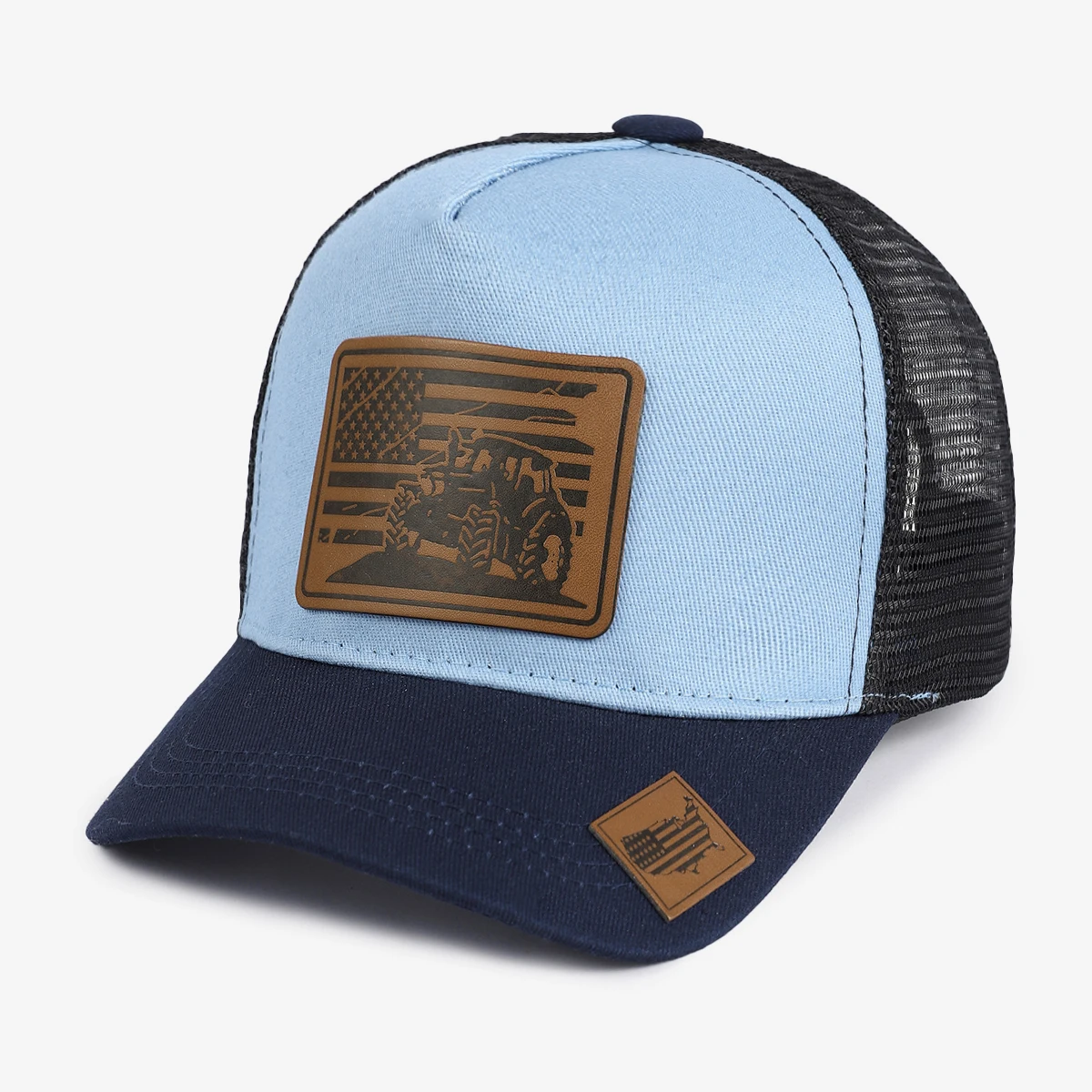 Hot Selling Vintage American Flag Leather Tractor Hat Men Breathable Mesh Baseball Cap For Outdoor Daily Wear
Hot Selling Vintage American Flag Leather Tractor Hat Men Breathable Mesh Baseball Cap For Outdoor Daily Wear