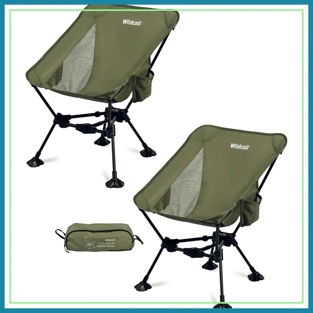 Lightweight Folding Camping Chair, Compact Beach Chair with Anti-Sinking Large Feet
Lightweight Folding Camping Chair, Compact Beach Chair with Anti-Sinking Large Feet