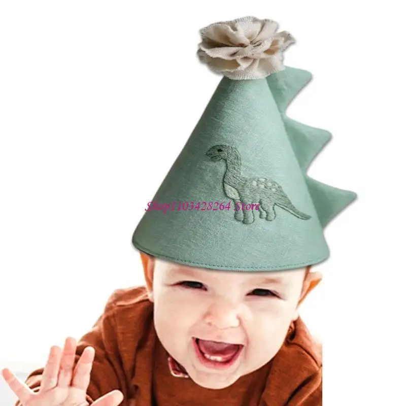 Dinosaur Theme Children's Birthday Hat Comfortable Cotton Headwear for Parties G2TD
Dinosaur Theme Children's Birthday Hat Comfortable Cotton Headwear for Parties G2TD