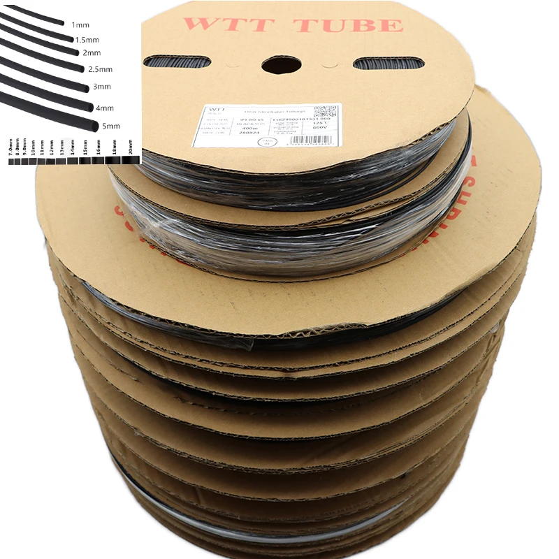 100/200/400mm Cable Conduit Heat Shrink Tubing Insulation Flame Retardant Shrinkage Winding Sheath Protection Cable Organizer
100/200/400mm Cable Conduit Heat Shrink Tubing Insulation Flame Retardant Shrinkage Winding Sheath Protection Cable Organizer