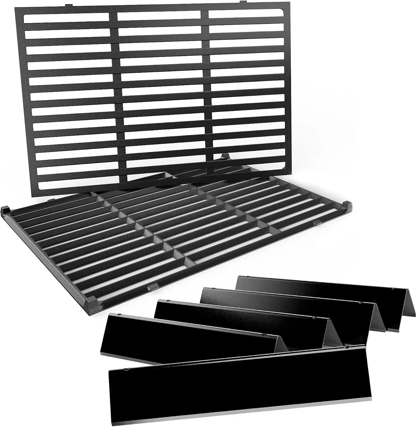 Cast Iron Grill Grates & Flavorizer Bars Replacement Kit for Gas Grills, 15.3 Inch Porcelain Enameled
Cast Iron Grill Grates & Flavorizer Bars Replacement Kit for Gas Grills, 15.3 Inch Porcelain Enameled