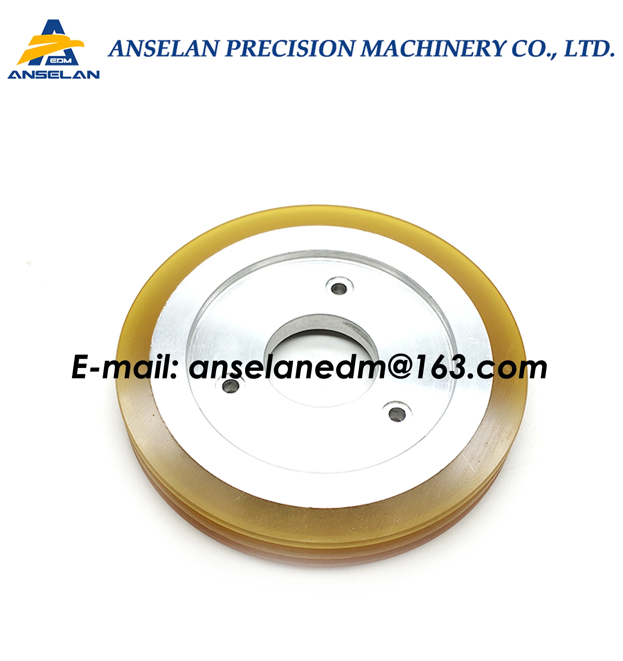 15EC100F411 edm Urethane Roller (V-Groove) MA407, Ø104xØ30x14mm, Roller D with V-groove, 15EC.100.F411 for U32K. SP43 series
15EC100F411 edm Urethane Roller (V-Groove) MA407, Ø104xØ30x14mm, Roller D with V-groove, 15EC.100.F411 for U32K. SP43 series