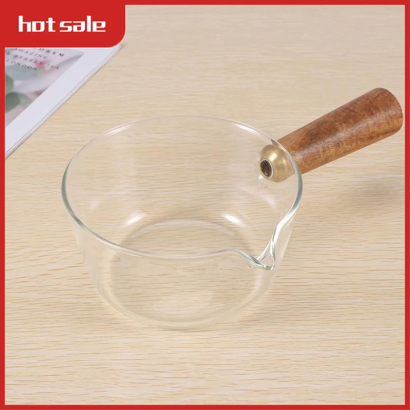 A33R-Glass Milk Pot With Wooden Handle 400Ml Cooking Pot For Salad Noodles Gas Stove Cookware
A33R-Glass Milk Pot With Wooden Handle 400Ml Cooking Pot For Salad Noodles Gas Stove Cookware