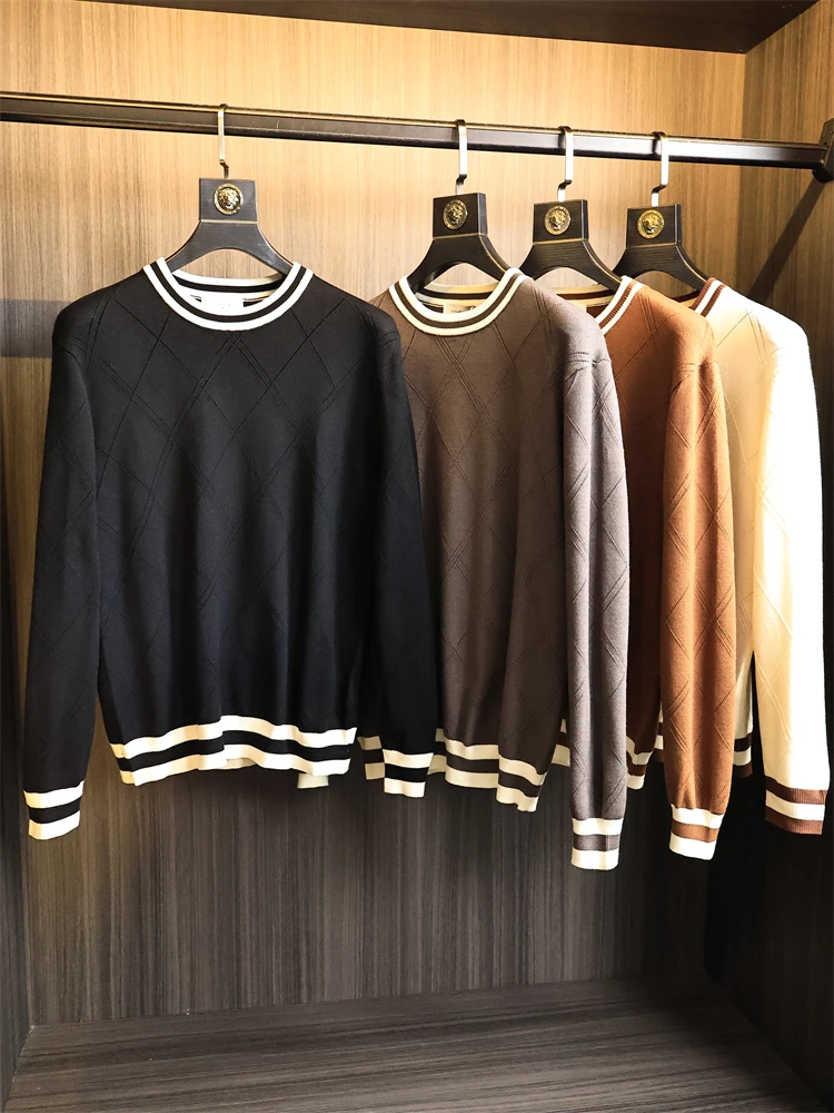 Теплый вязаный свитер мужской круглый Ne Faion Urban Sle осенний сезон ромбовидный узор вышивка легкий роскошный Tead
Теплый вязаный свитер мужской круглый Ne Faion Urban Sle осенний сезон ромбовидный узор вышивка легкий роскошный Tead