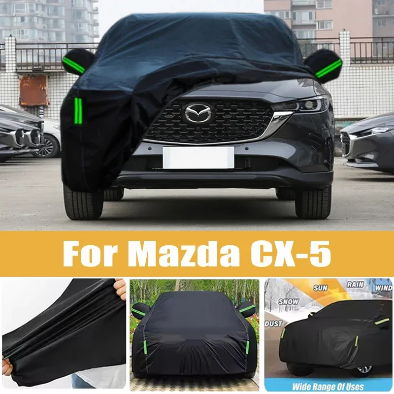 For Mazda CX-5 Full Car Cover Four Seasons Universal Outdoor Sun Anti UV Rain Snow Dust Protection Oxford Cloth Car Accessories
For Mazda CX-5 Full Car Cover Four Seasons Universal Outdoor Sun Anti UV Rain Snow Dust Protection Oxford Cloth Car Accessories