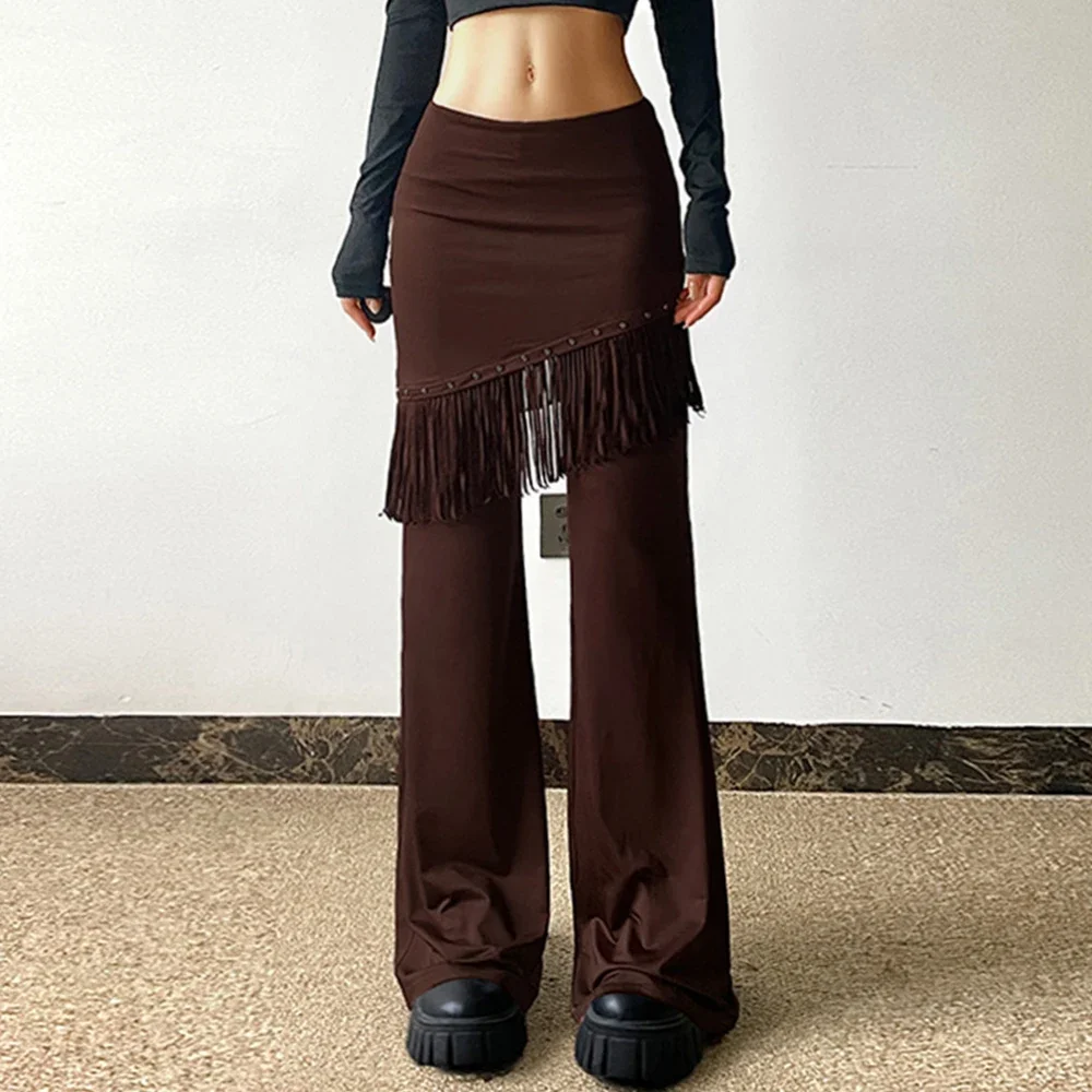 AzaleeKA Women's Pants All Season Fashion Tassel Plain Natural Waist Ankle Bell-Bottoms Streetwear Pants
AzaleeKA Women's Pants All Season Fashion Tassel Plain Natural Waist Ankle Bell-Bottoms Streetwear Pants