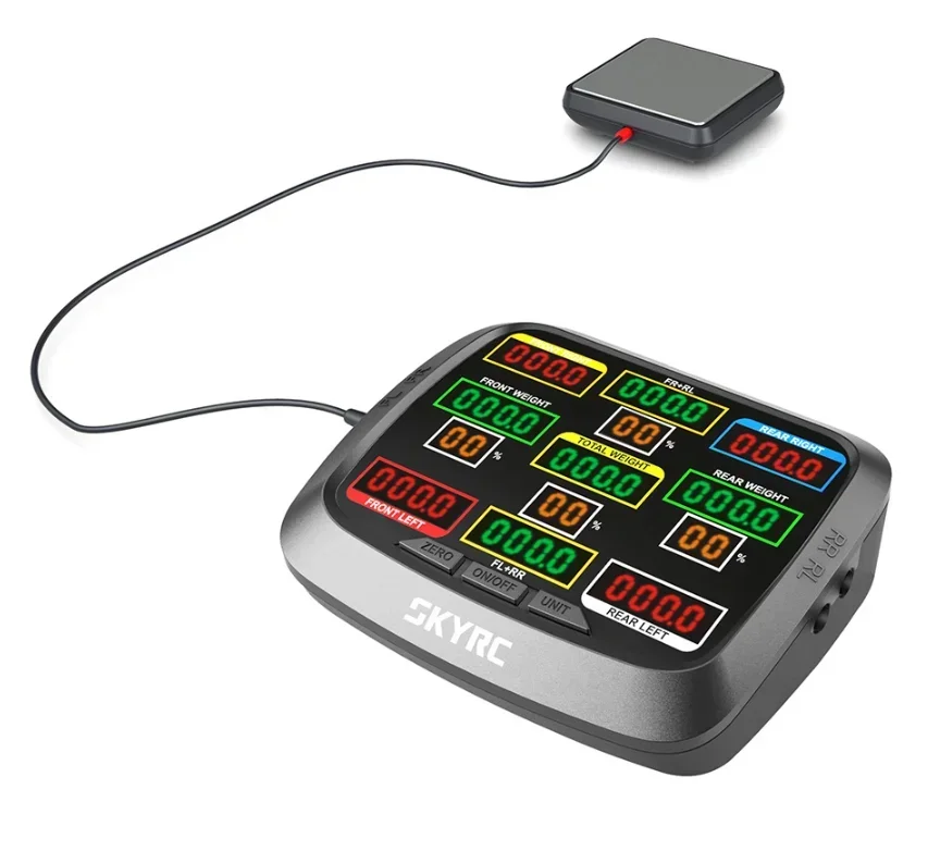 SKYRC electronic scale RC model car counterweight system
SKYRC electronic scale RC model car counterweight system