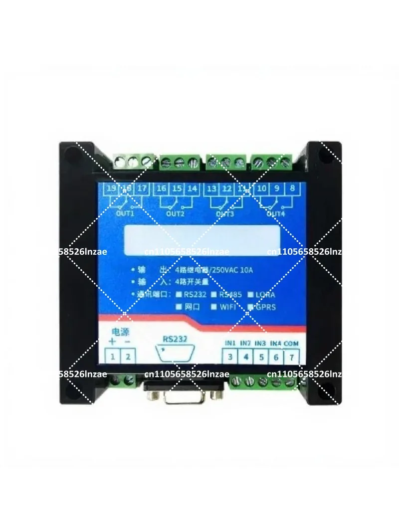 4DI 4DO IO Module, 4 In 4 Out Relay Controller, RS232 RS485 USB Wifi Ethernet GPRS Lora, Modbus RTU TCP, Android APP Cloud
4DI 4DO IO Module, 4 In 4 Out Relay Controller, RS232 RS485 USB Wifi Ethernet GPRS Lora, Modbus RTU TCP, Android APP Cloud