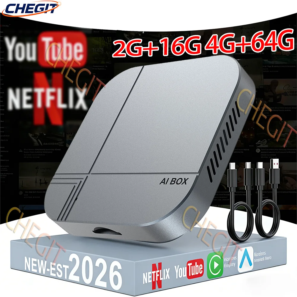 New Smart Ai Box Android 14 4G+64G/2G+16G Wired To Wireless Carplay&Android Auto Plug and Play Tv Box For YouTube Netflix TK
New Smart Ai Box Android 14 4G+64G/2G+16G Wired To Wireless Carplay&Android Auto Plug and Play Tv Box For YouTube Netflix TK