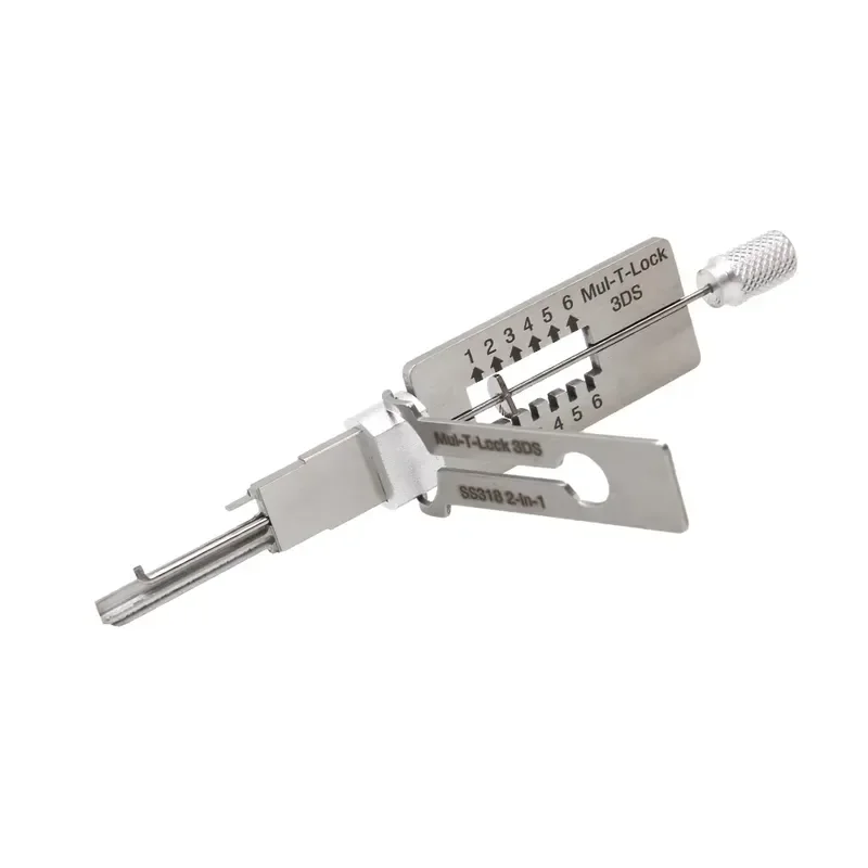 Lock Picking Tools 3DS Residential Lock Opening&Reading Tool Locksmith Tools SS318 Lishi 2-in-1 Lock Pick
Lock Picking Tools 3DS Residential Lock Opening&Reading Tool Locksmith Tools SS318 Lishi 2-in-1 Lock Pick