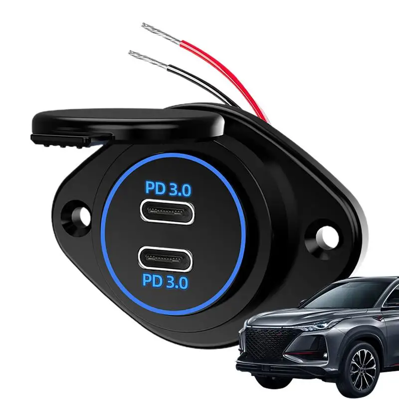 Fast Charging Car Socket USB Charger Fast Charging Socket Yachts And Caravan Waterproof Charging Protection Socket For Tablets
Fast Charging Car Socket USB Charger Fast Charging Socket Yachts And Caravan Waterproof Charging Protection Socket For Tablets