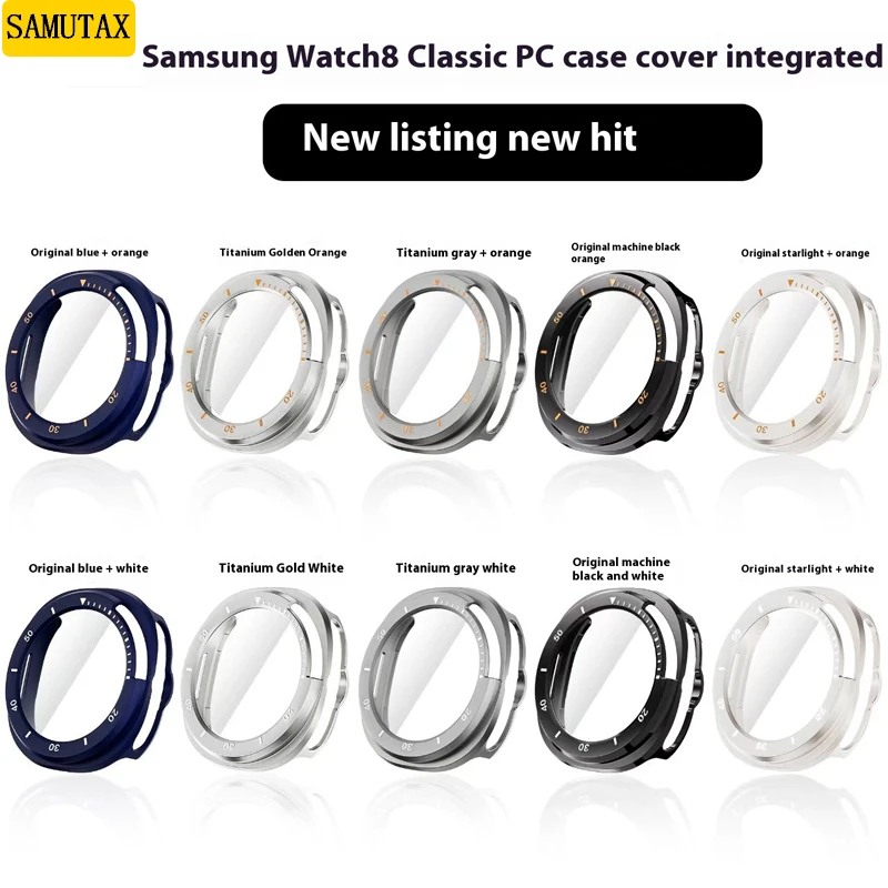 For Samsung Galaxy Watch 8 Classic 46mm Watch Protective Case with Scale Tempered Film Integrated Accessory Case for Men Women
For Samsung Galaxy Watch 8 Classic 46mm Watch Protective Case with Scale Tempered Film Integrated Accessory Case for Men Women