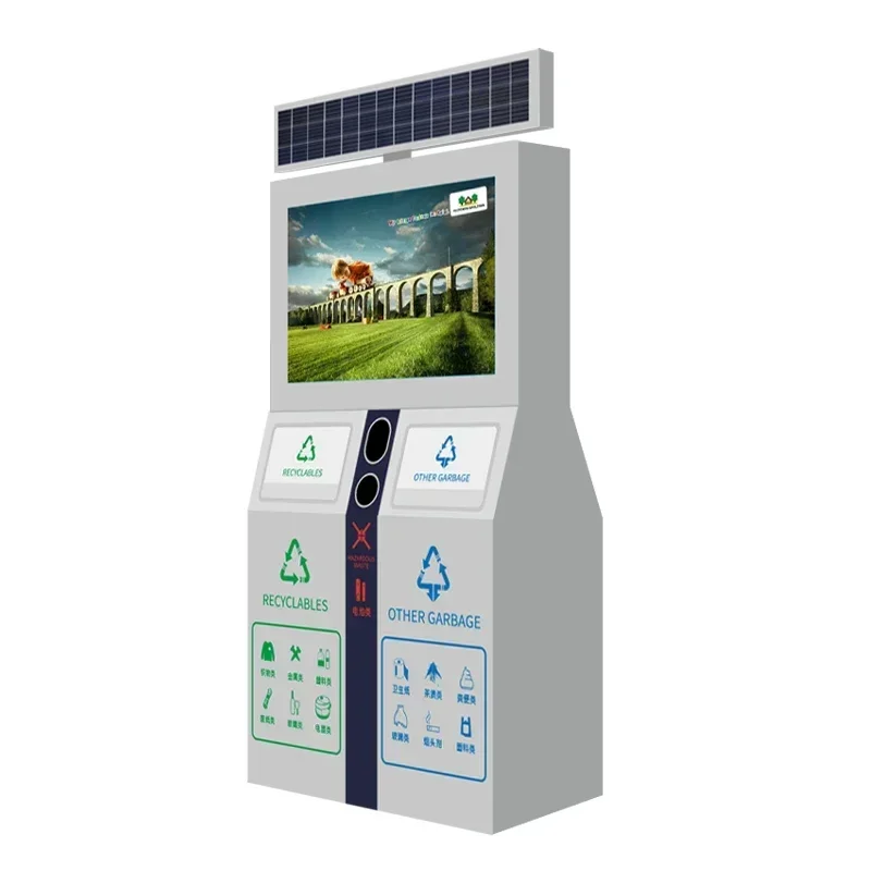 Solar Panel Powered Smart Automatic Open Door Trash Can Garbage Bin
Solar Panel Powered Smart Automatic Open Door Trash Can Garbage Bin