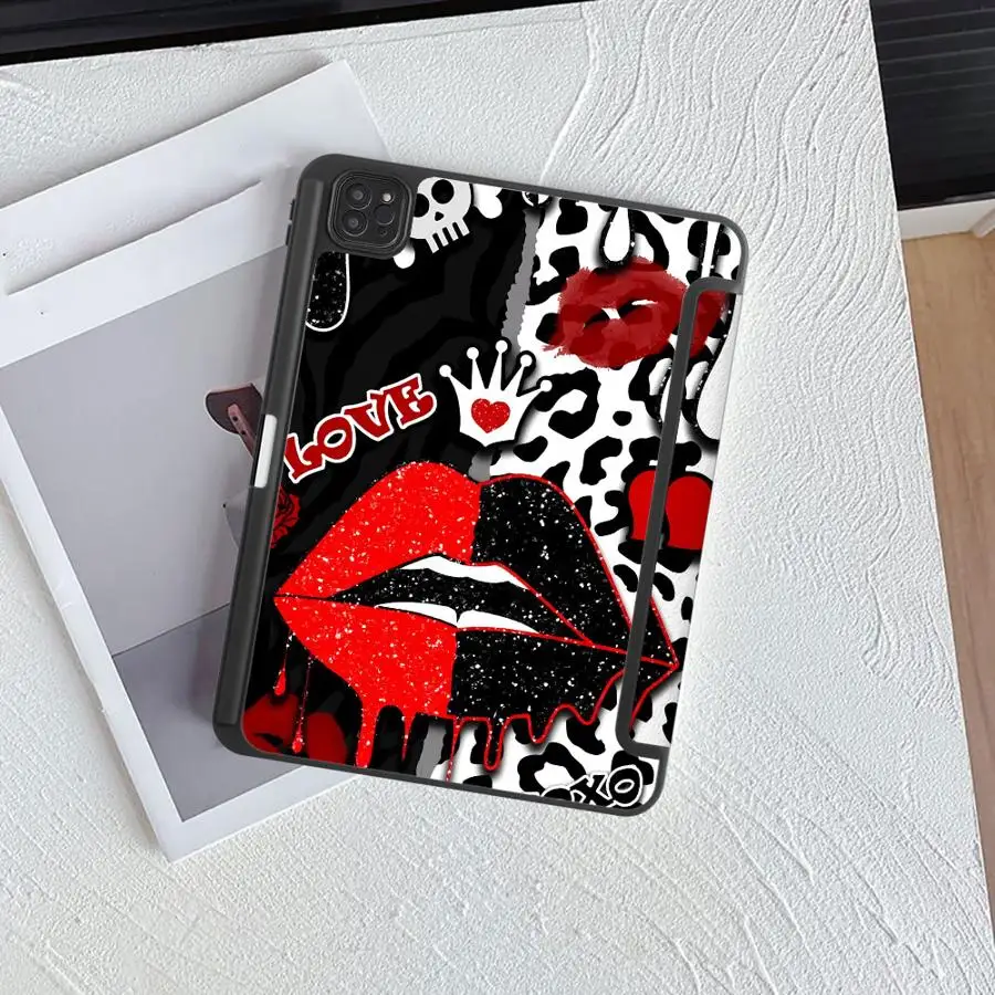 Leopard Love Lip Tablet Case For iPad Pro 2025 Air 4 5 M3 M2 M4 11inch Mini 6 7 Pro 11th 10th 9th 8th 7th 12.9inch Holder Cover
Leopard Love Lip Tablet Case For iPad Pro 2025 Air 4 5 M3 M2 M4 11inch Mini 6 7 Pro 11th 10th 9th 8th 7th 12.9inch Holder Cover
