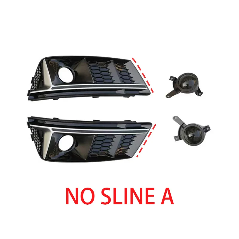 Pair of for S4 Style Honeycomb Front Bumper Fog Light Grille w/ ACC Car-Styling Front Bumper Grille for Audi A4 S-Line B9 17-18
Pair of for S4 Style Honeycomb Front Bumper Fog Light Grille w/ ACC Car-Styling Front Bumper Grille for Audi A4 S-Line B9 17-18