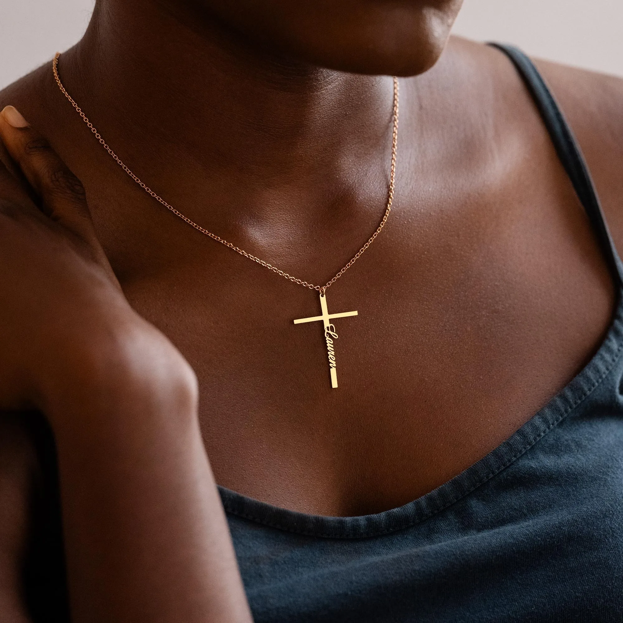 Custom Name Cross Necklaces For Women Men Stainless Steel Customized Necklace Pendant Personalized Neck Chain Jewelry Gift
Custom Name Cross Necklaces For Women Men Stainless Steel Customized Necklace Pendant Personalized Neck Chain Jewelry Gift