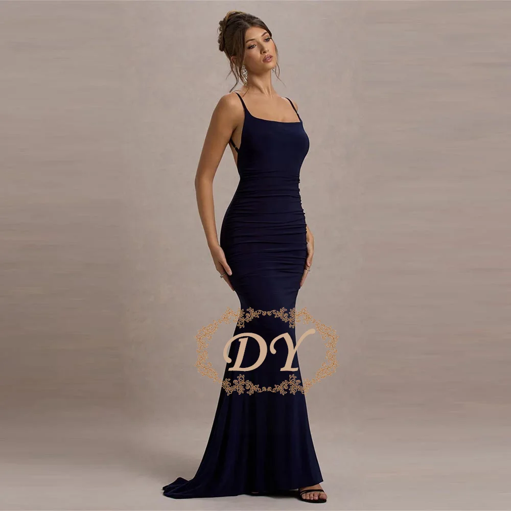 DY Sexy Evening Dress Women Elegant Backless Sleeveless Mermaid Prom Dress Cocktail Formal Gowns Wedding Guest Dresses
DY Sexy Evening Dress Women Elegant Backless Sleeveless Mermaid Prom Dress Cocktail Formal Gowns Wedding Guest Dresses 