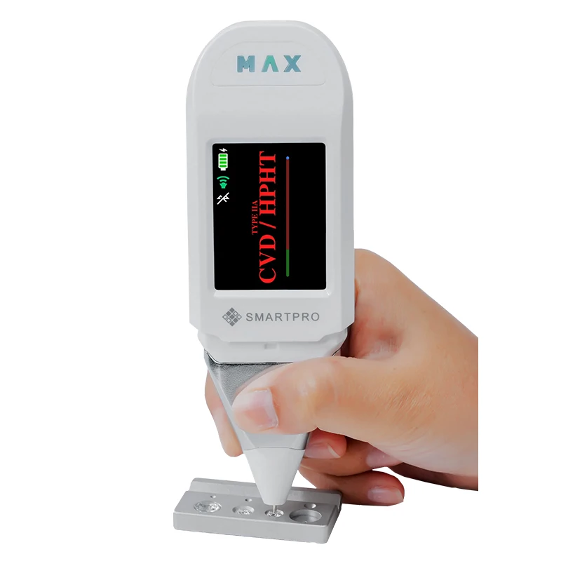 Jewelry Tester Pen for SmartPro Max Diamond Tester Synthetic Moissanite CVD HPHT CZ Detection Tool All in One Jewelry Testing
Jewelry Tester Pen for SmartPro Max Diamond Tester Synthetic Moissanite CVD HPHT CZ Detection Tool All in One Jewelry Testing