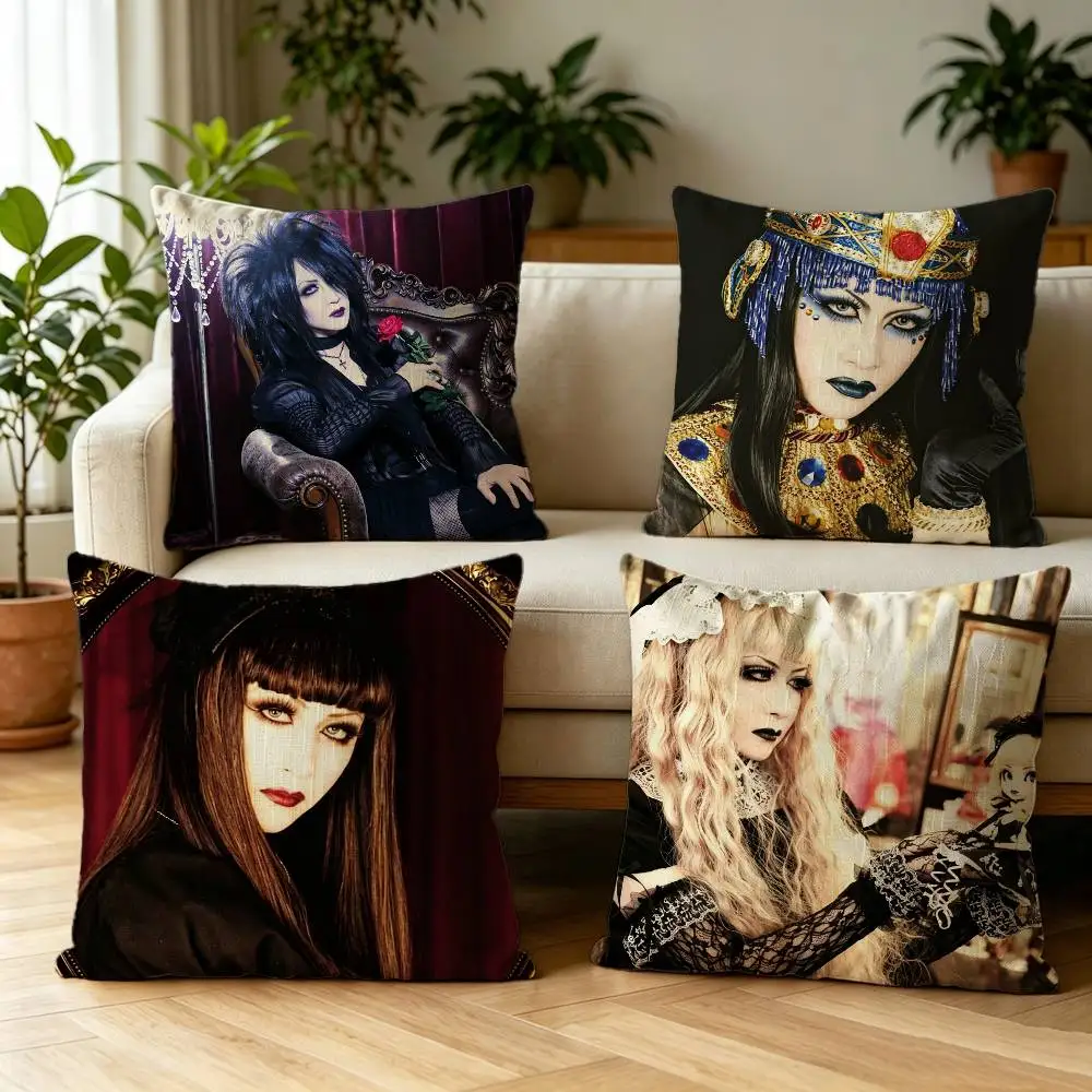 Malice Mizer Visual Kei Rock new group Double-sided print Pillow Case Cushion Cover Throw Pillow Case For Car Sofa
Malice Mizer Visual Kei Rock new group Double-sided print Pillow Case Cushion Cover Throw Pillow Case For Car Sofa