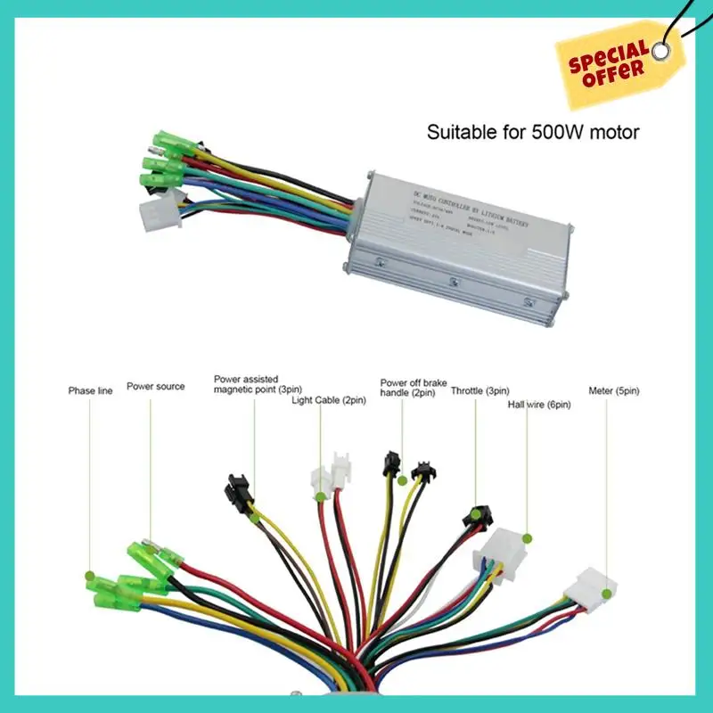 -ABHW JN22A Controller Kit Electric Bicycle Electric Scooter Kit S830 Display Sine Wave Controller 36/48V 22A 500W
-ABHW JN22A Controller Kit Electric Bicycle Electric Scooter Kit S830 Display Sine Wave Controller 36/48V 22A 500W