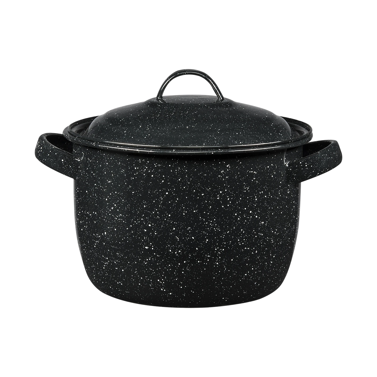 Granite Ware 4 quart Stock Pot with lid. Enameled steel ideal for soups stews...
Granite Ware 4 quart Stock Pot with lid. Enameled steel ideal for soups stews...