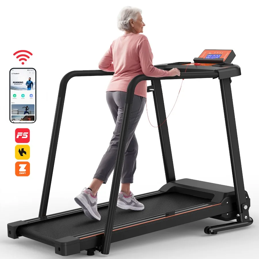 Walking Treadmill for Senior with Long Handrail, 300 lbs Capacity, 2.5HP Quiet Motor, Recovery Fitness Exercise Machine Foldabl
Walking Treadmill for Senior with Long Handrail, 300 lbs Capacity, 2.5HP Quiet Motor, Recovery Fitness Exercise Machine Foldabl