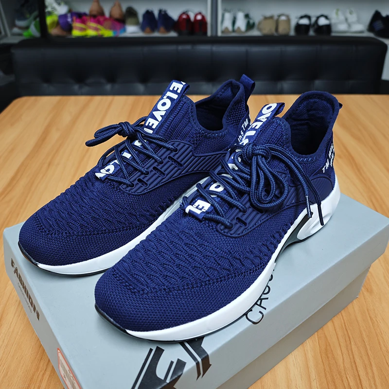 Trendy Striped Running Shoes Spring Summer Men's Mesh Breathable Shoes Outdoor Fitness Shoes Shock-absorbing and Wear-resistant 
Trendy Striped Running Shoes Spring Summer Men's Mesh Breathable Shoes Outdoor Fitness Shoes Shock-absorbing and Wear-resistant