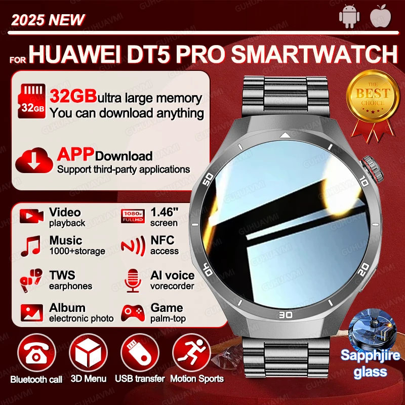 For Huawei 32GB Large Memory APP Download Smart Watch 3D Menu Video Play Music TWS Earphones Photo Album BT Call Men Sport Watch
For Huawei 32GB Large Memory APP Download Smart Watch 3D Menu Video Play Music TWS Earphones Photo Album BT Call Men Sport Watch