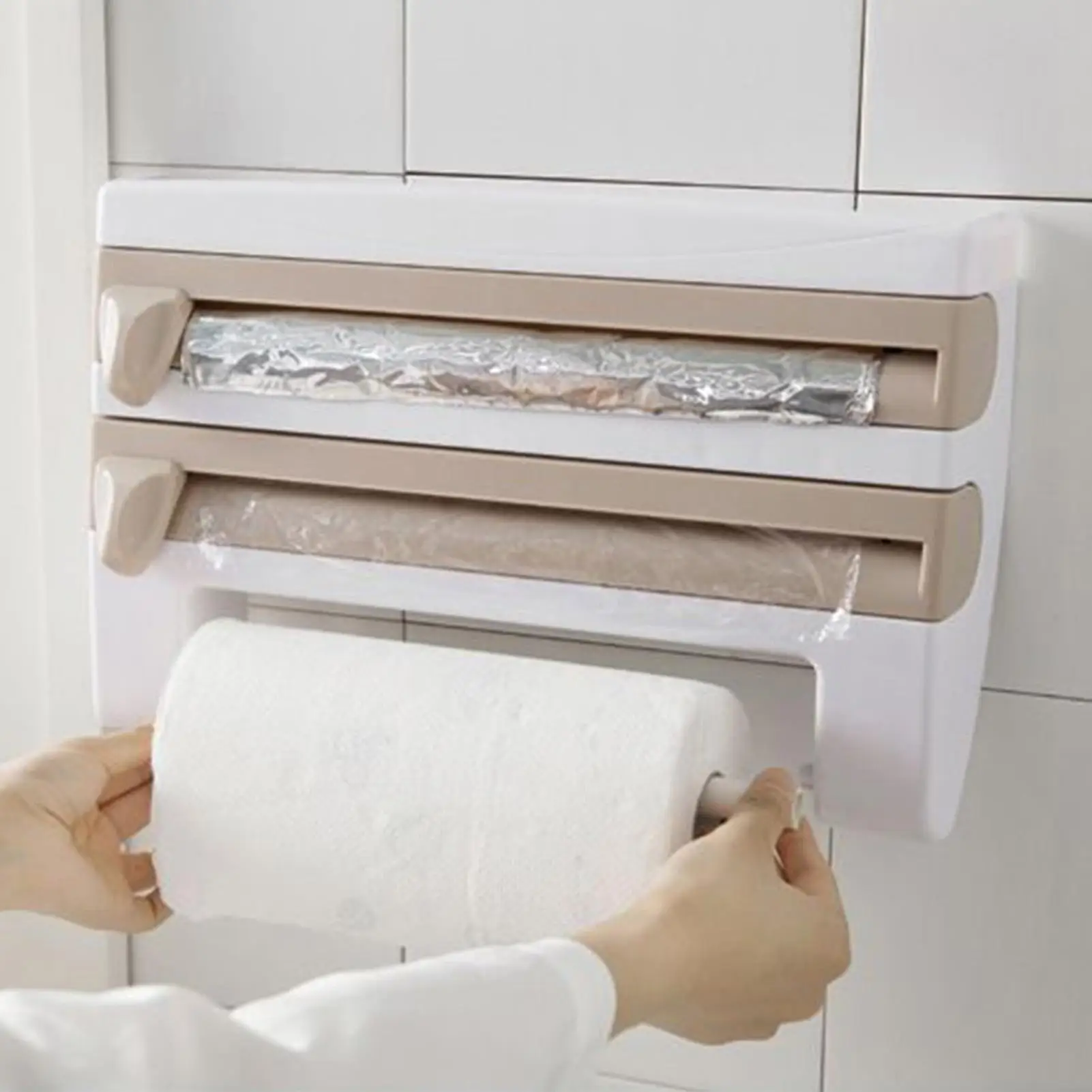 Cling Wrap Dispenser Foil Paper Cutter Kitchen Film Organizer For Drawer Door Cabinet Sandwich Bag Packing Restaurant Pantry
Cling Wrap Dispenser Foil Paper Cutter Kitchen Film Organizer For Drawer Door Cabinet Sandwich Bag Packing Restaurant Pantry